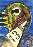 近藤竜男 KONDO Tatsuo
「LC-008」 1957
紙、鉛筆、水彩、オイルパステル
Pencil, watercolor, oil pastel on paper
44.2×31.1cm
