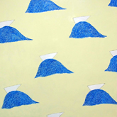 秋山早紀 「看護師さんの追いかけっこ」 2013 油彩、クレヨン、木製パネル 91×91cm