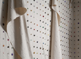 飯嶋桃代 "colorful stars in the white heavens II"（部分/detail）