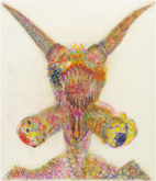 武井伸通　「面」　2013　ミクストメディア　53×45.5cm