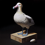 向山裕 「おきのたゆう」 2014
MUKOYAMA Yutaka
"Short-tailed albatross (Phoebastria albatrus)"