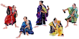 富田菜摘 TOMITA Natsumi
「嵐波五人男」 2014