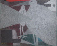 小松崎晃　KOMATSUZAKI Akira
「沈黙の鳥」 2016