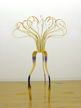 福井ひとみ 「日々」 2010　シナべニヤ、油彩　153×151×227(h)cm