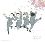 「桜始開」
時松はるなの七十二候より